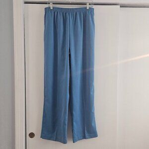 Alfred Dunner French Blue Pull On Dress Pants Size 16 Proportioned Medium